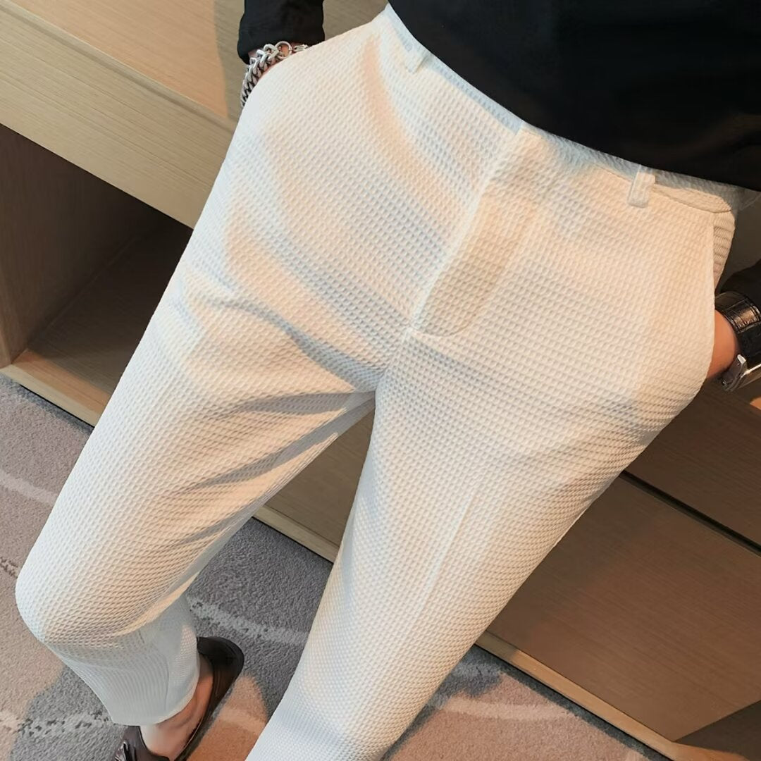 Dama Washington Halsey men's slim fit textured dress pants - view 2