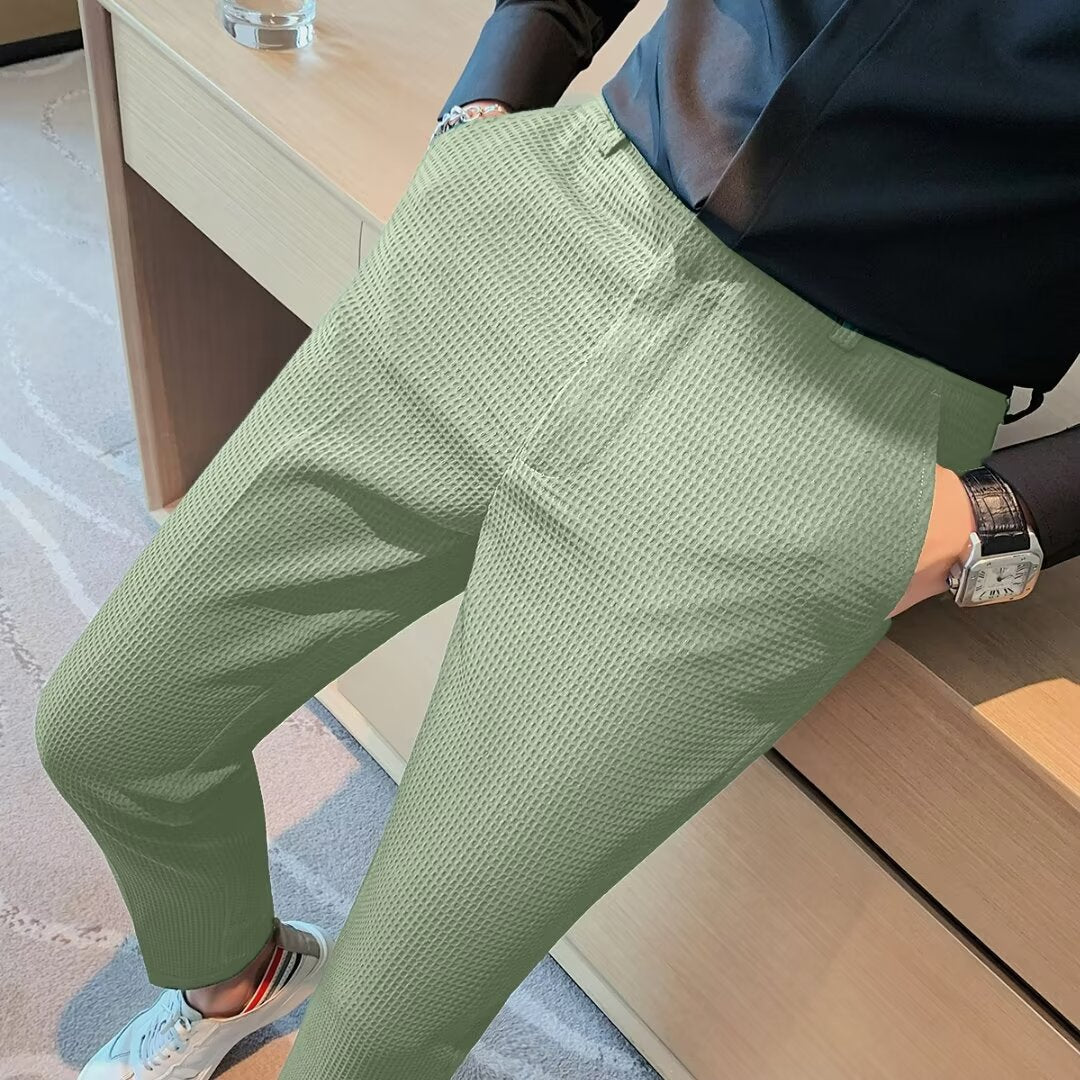 Dama Washington Halsey men's slim fit textured dress pants - view 7