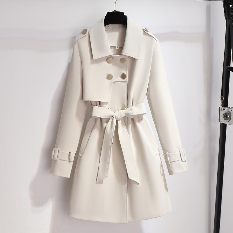 Dama Washington Enid women's double-breasted trench coat - front view