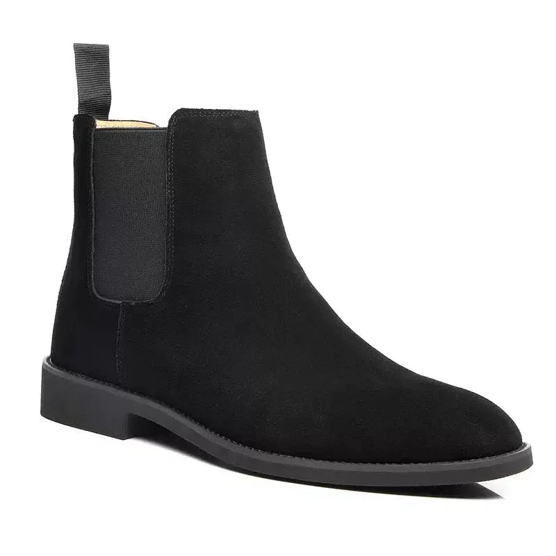 Axel | Men's Chelsea Ankle Boots Black Leather