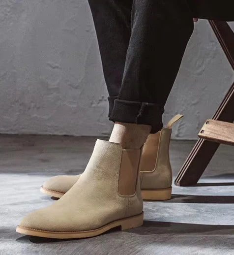 Axel | Men's Chelsea Ankle Boots Black Leather