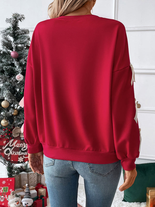 Dama Washington Almira women's bow sleeve crew neck sweater - view 5
