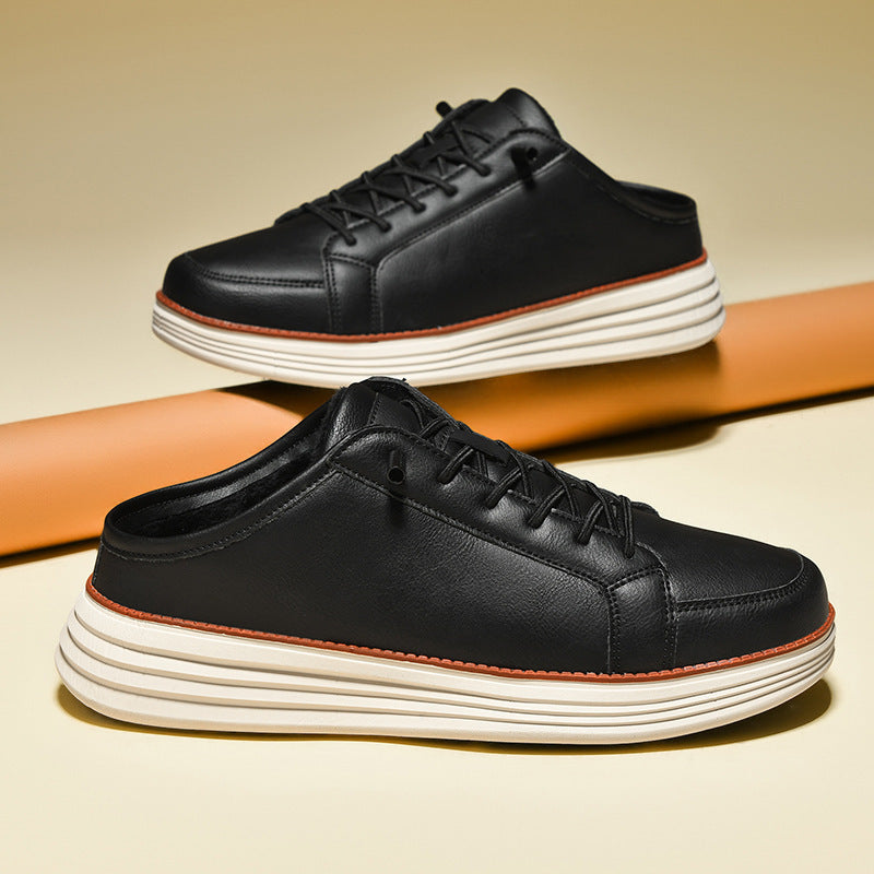 Axel | Men's Casual Lace Up Sneakers Navy White