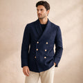 Dama Washington Erik men's double breasted blazer navy - front view