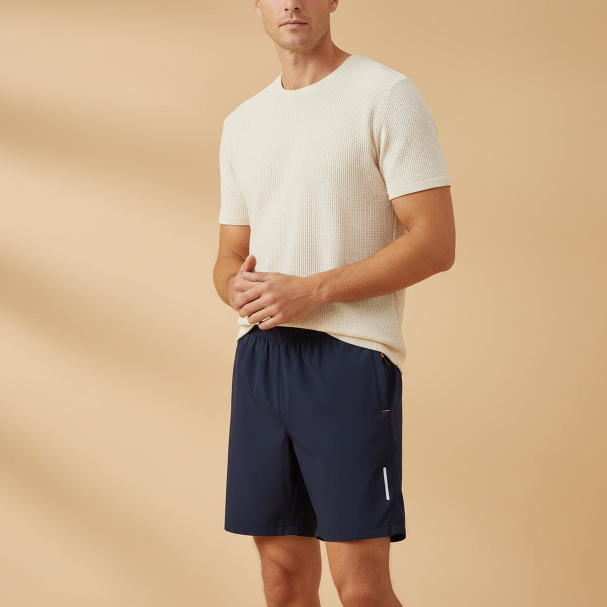 Dash | Men's Athletic Shorts Gray Reflective Lightweight