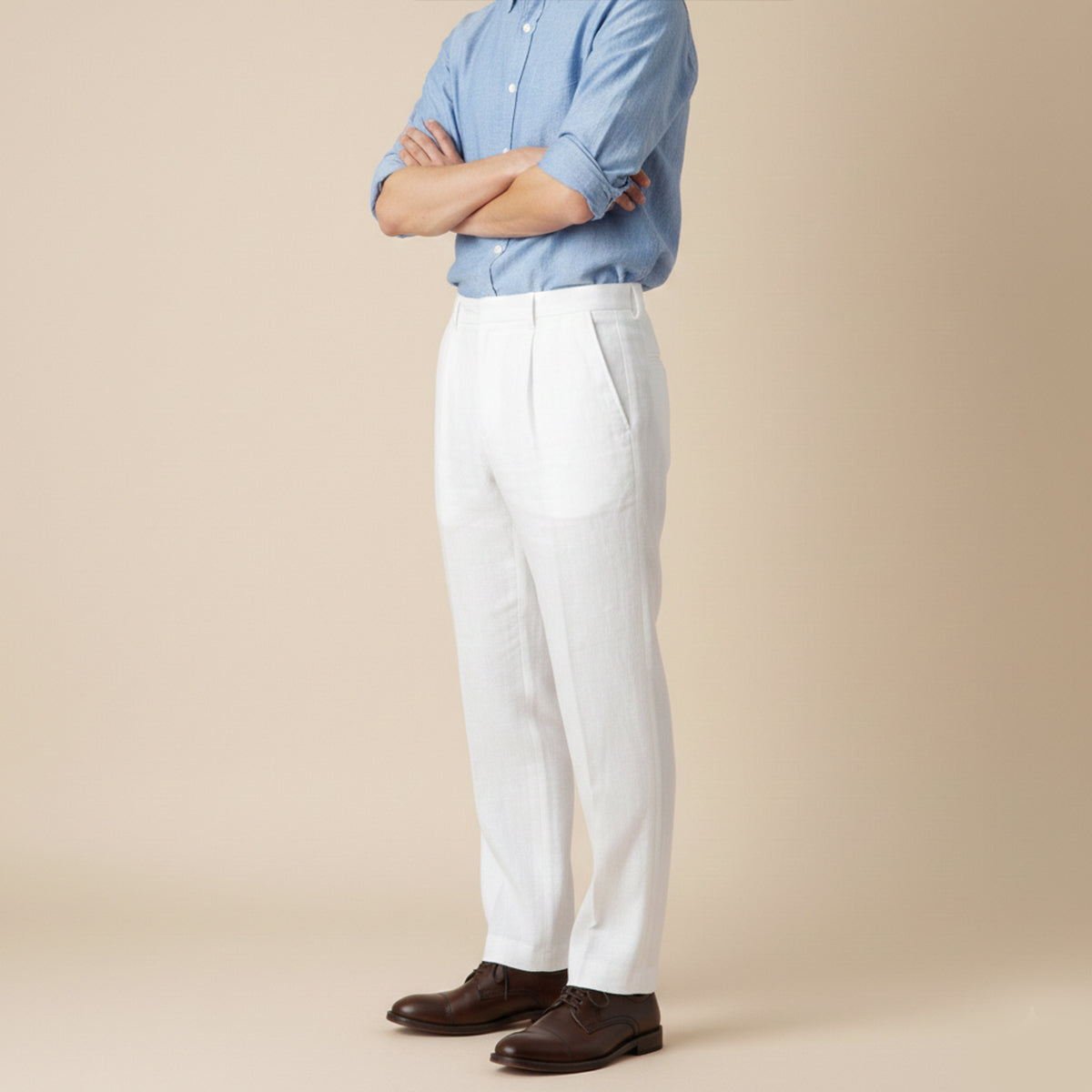 Axel | Men's Pleated Dress Pants Black