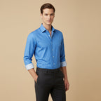 Dama Washington Rory men's pinstripe button down shirt black long sleeve - view 5
