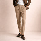 Dama Washington Axel men's tailored pleated dress pants black - view 3