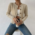 Dama Washington Caterina women's button-down cable knit cardigan - view 2