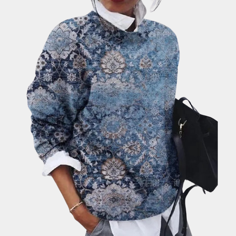 Dama Washington Iolanthe printed crewneck sweater - view 3