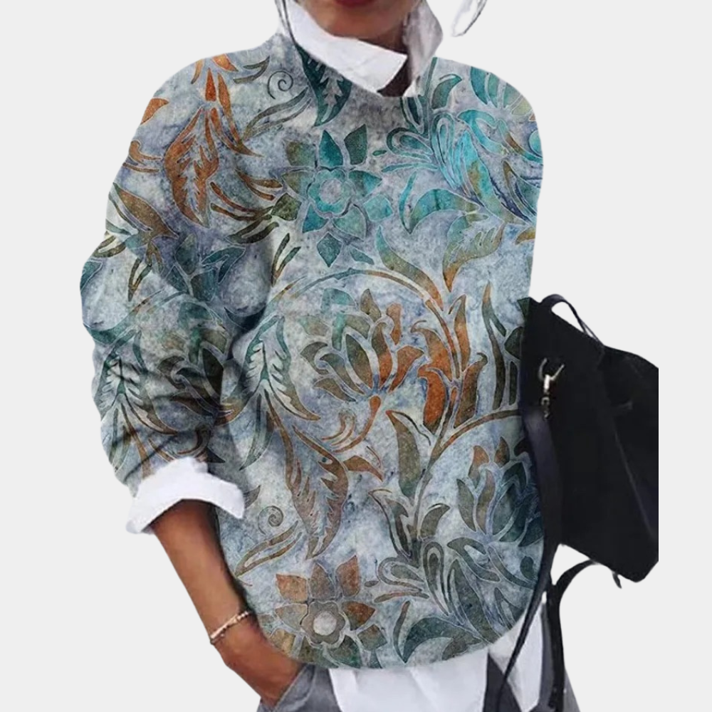 Dama Washington Iolanthe printed crewneck sweater - view 5