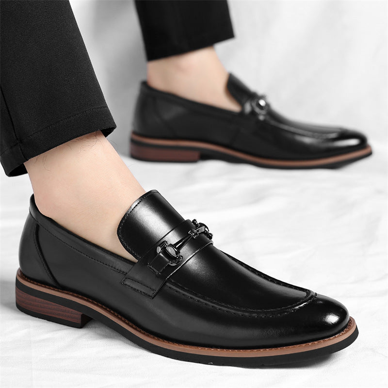 Axel | Men's Slip On Loafers Brown Dress Shoes