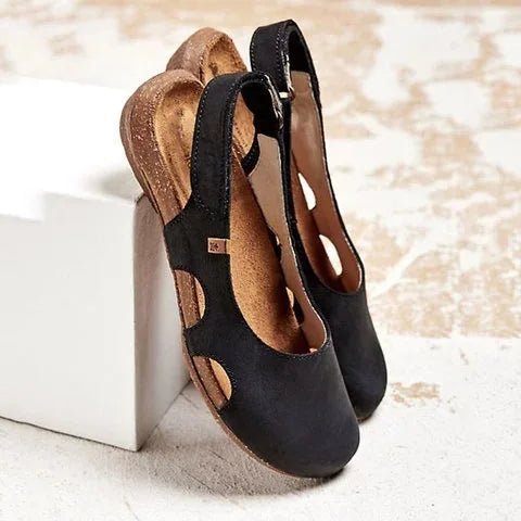 Alma | Women's Suede Slingback Clogs Gray Closed Toe
