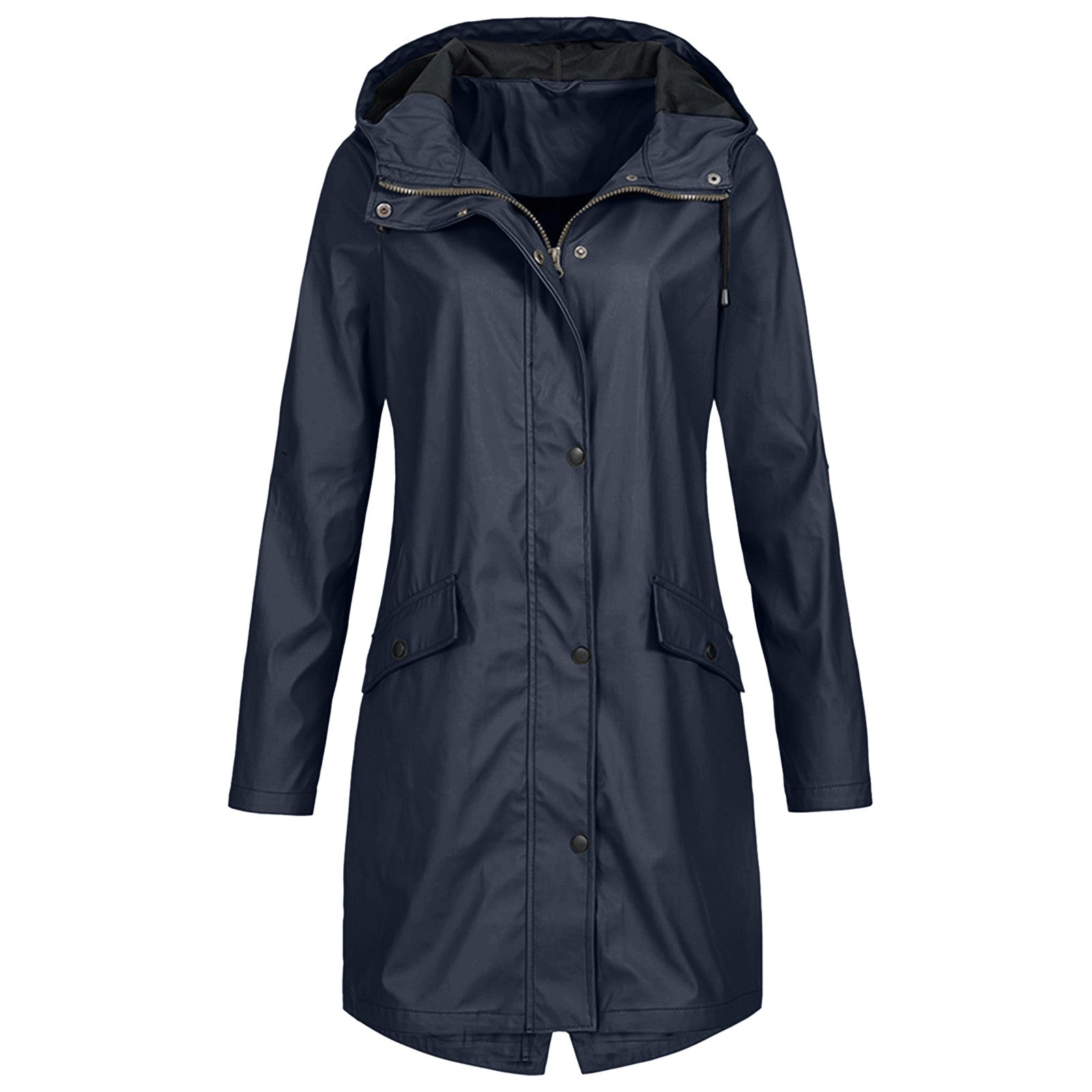 Dama Washington Nadia hooded mid-length coat - front view