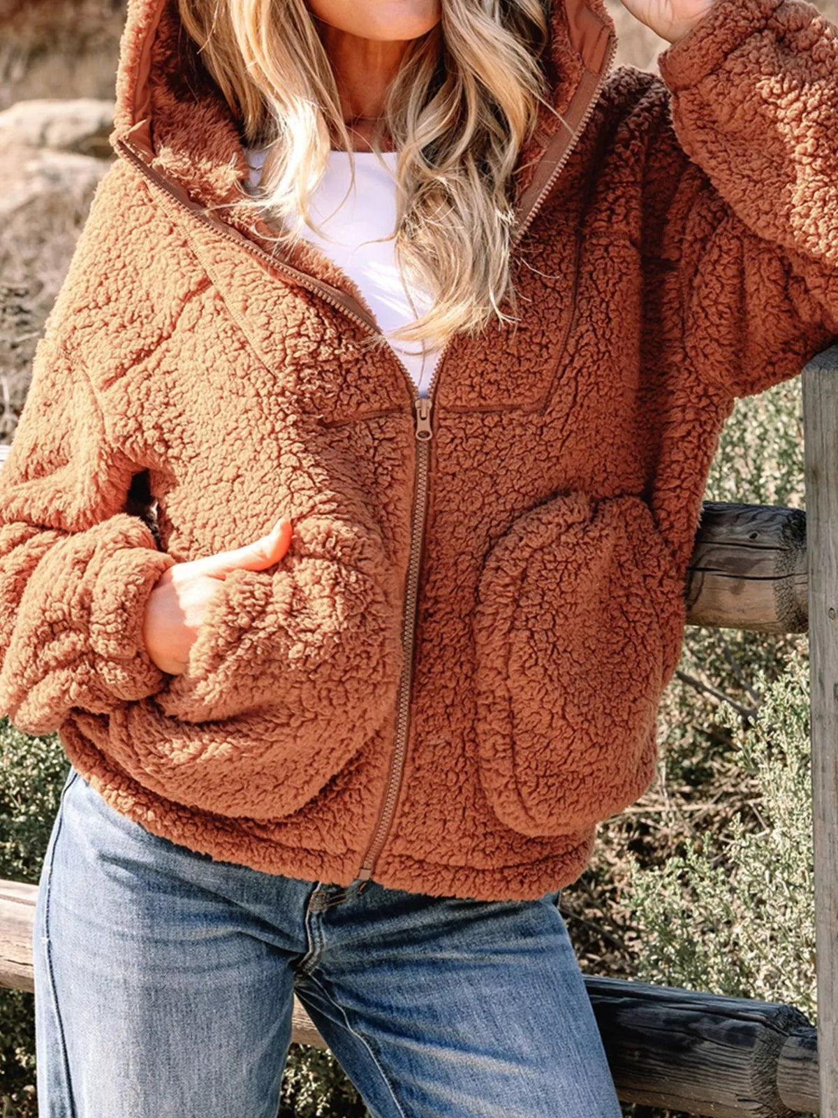 Dama Washington Avalon women's relaxed fit zip up jacket - view 5