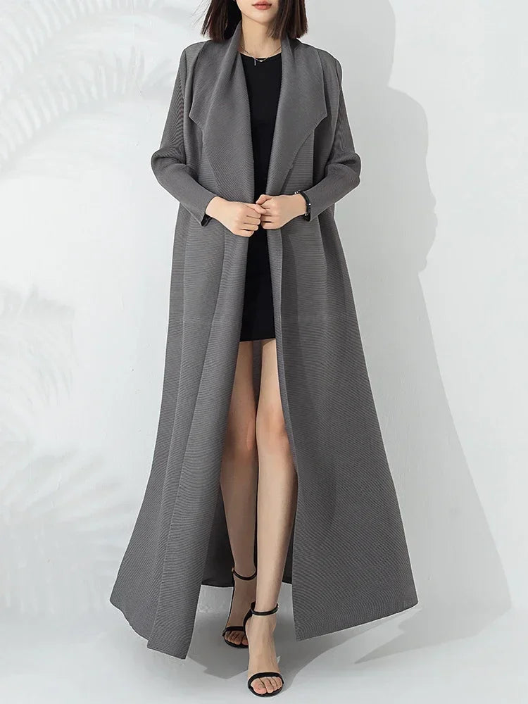 Dama Washington Crescentia women's belted maxi coat - view 2