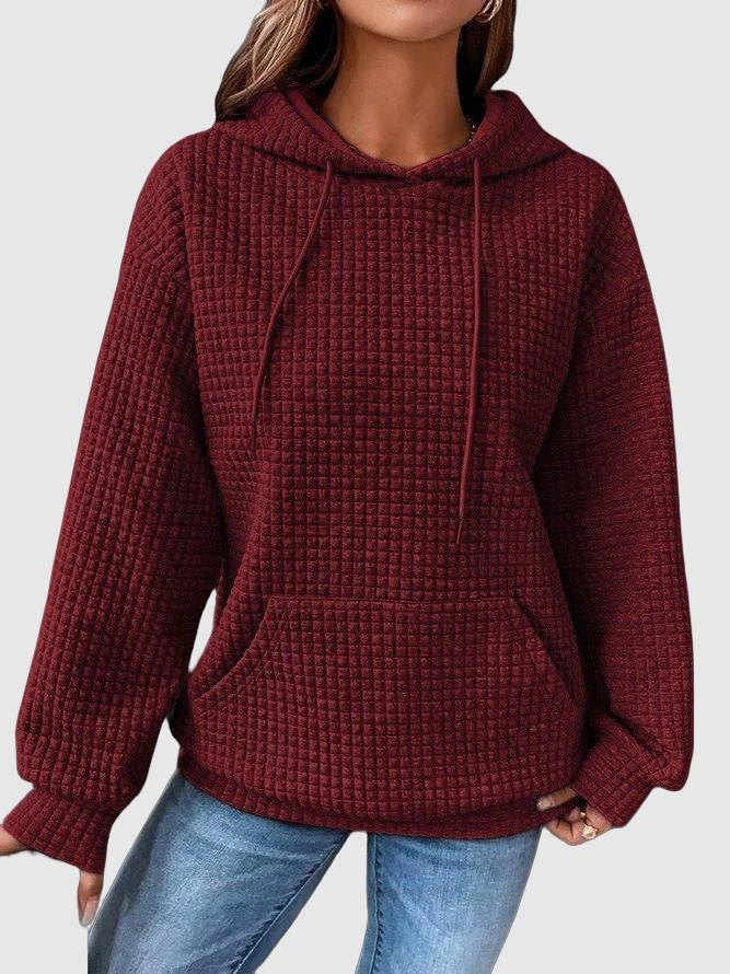 Dama Washington Marcelline women's long sleeve pullover hoodie - front view