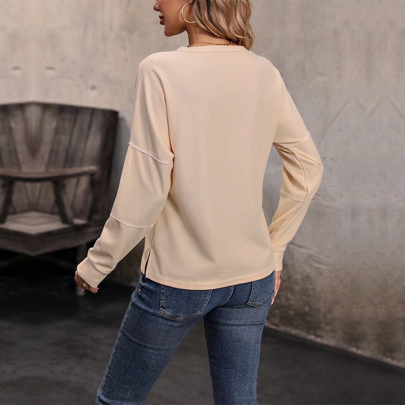 Dama Washington Perdita women's button front long sleeve top - view 3