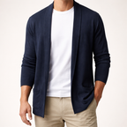 Dama Washington Beau men's cardigan sweater gray long sleeve open front - view 5
