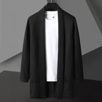 Dama Washington Beau men's cardigan sweater gray long sleeve open front - view 9