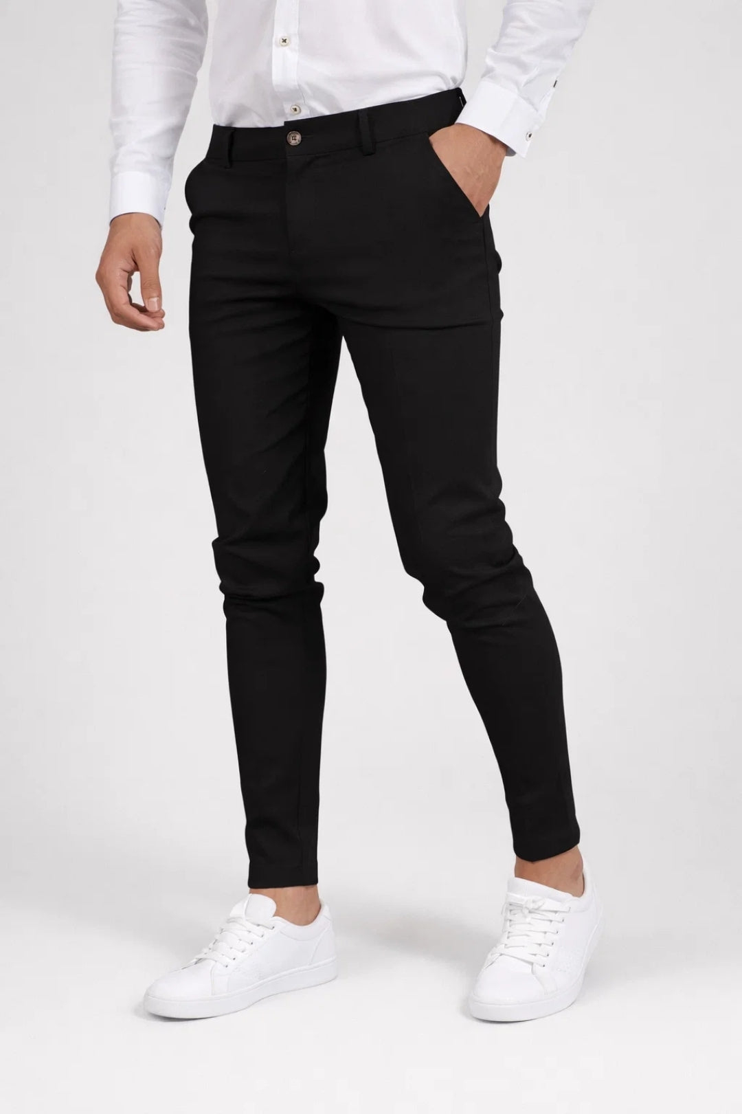 Wyatt | Men's Slim Fit Chinos Cream