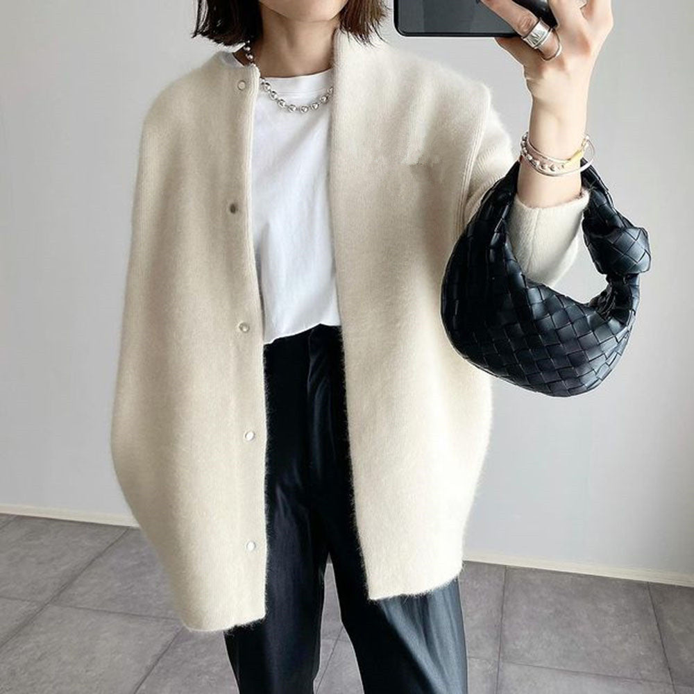 Margot | Women's Oversized Cardigan Sweater Cream
