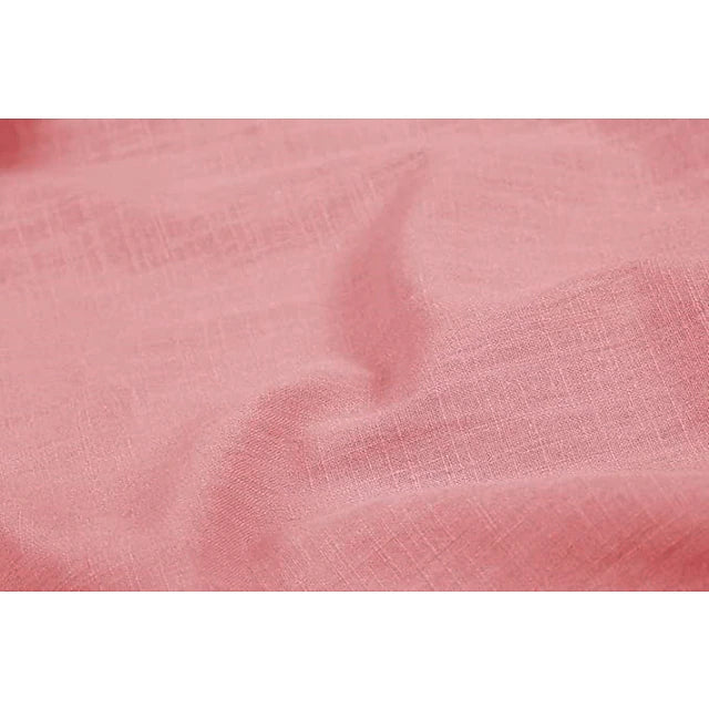 Wyatt | Men's Linen Button Up Shirt Pink Long Sleeve