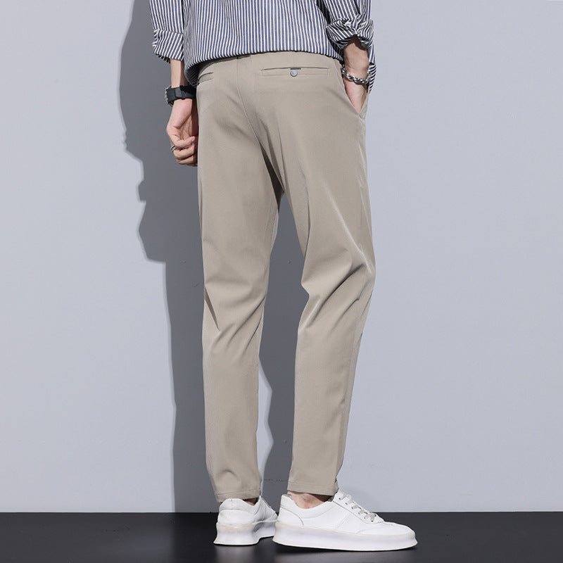 Sage | Men's Slim Fit Dress Pants Black