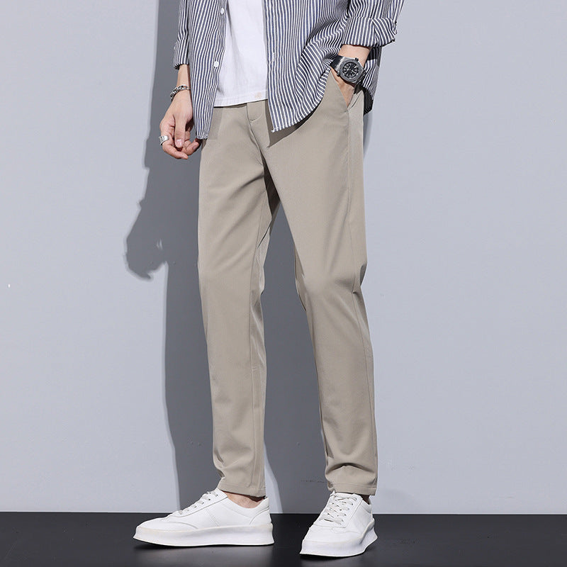 Sage | Men's Slim Fit Dress Pants Black