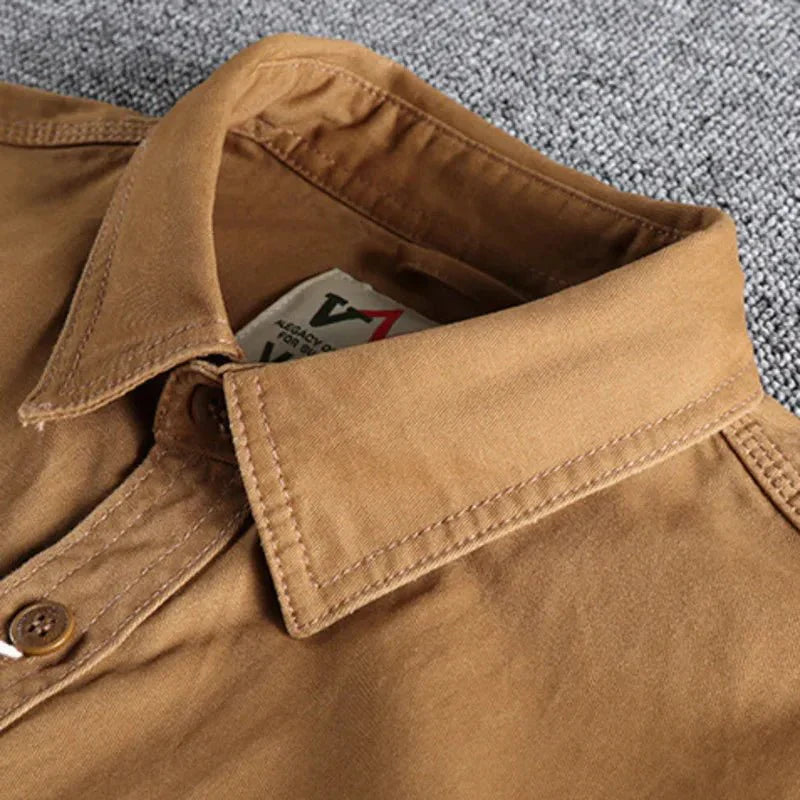 Ash | Men's Utility Shirt Olive Drab Long Sleeve