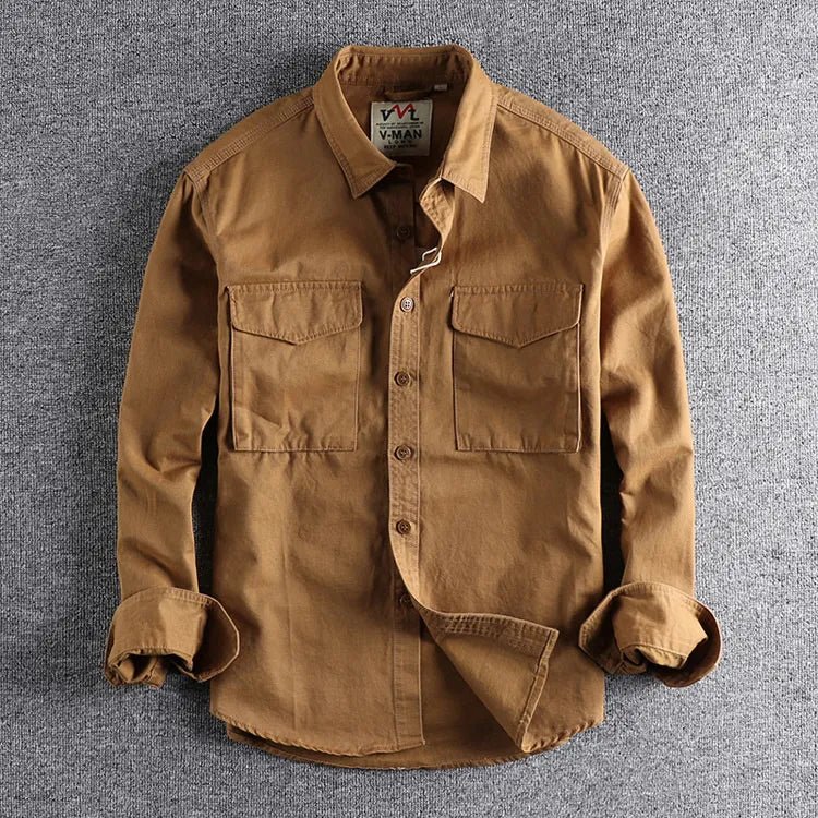 Ash | Men's Utility Shirt Olive Drab Long Sleeve