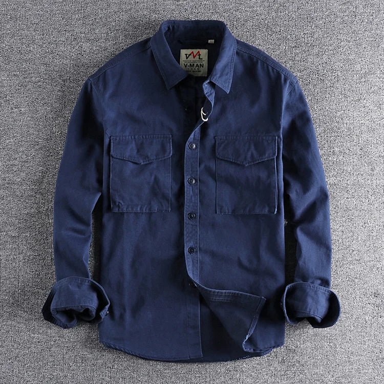 Ash | Men's Utility Shirt Olive Drab Long Sleeve