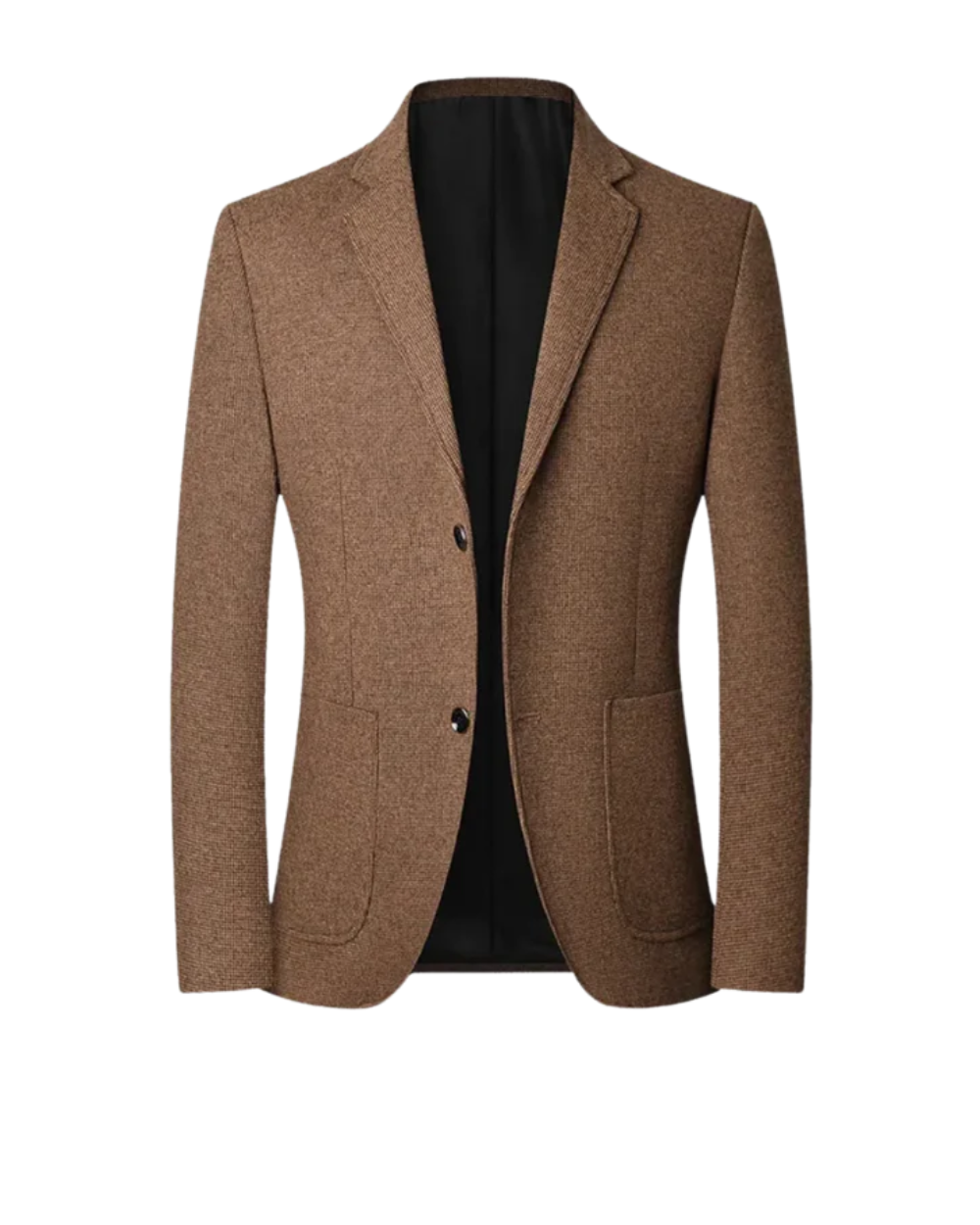 Voss | Men's Casual Blazer Brown Wool Blend