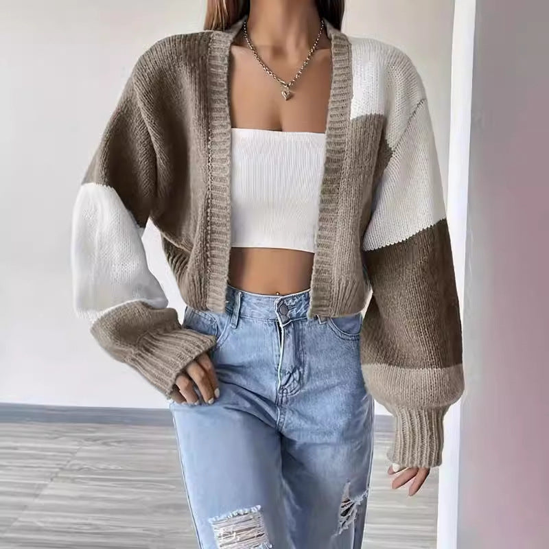Dama Washington Ismene cropped cardigan - front view