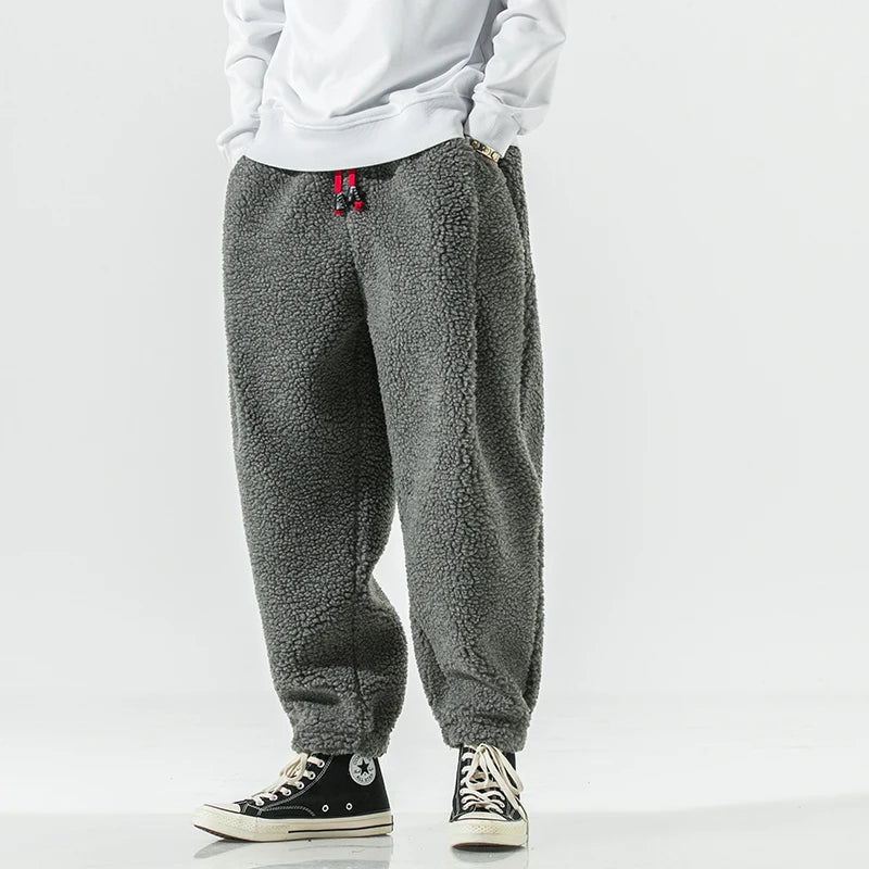 Ash | Men's Relaxed Fleece Sweatpants Beige