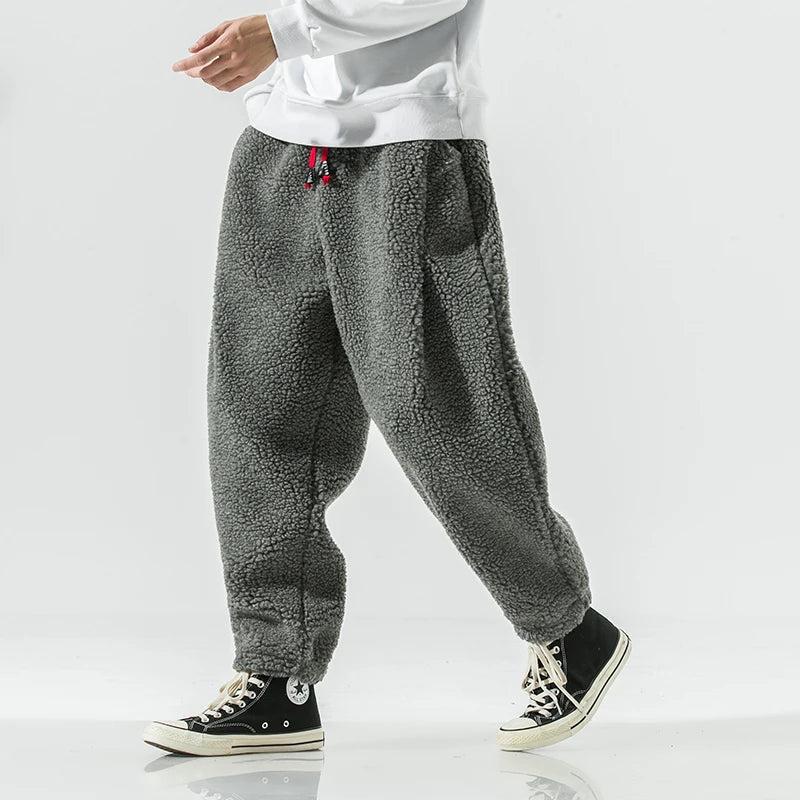 Ash | Men's Relaxed Fleece Sweatpants Beige