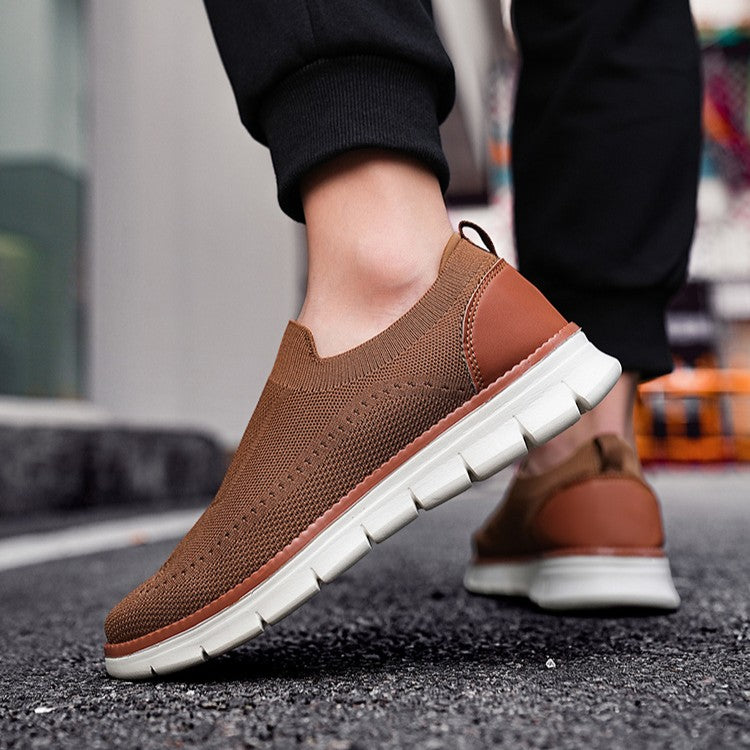 Nash | Men's Slip On Sneaker Black Cream Comfort Walk