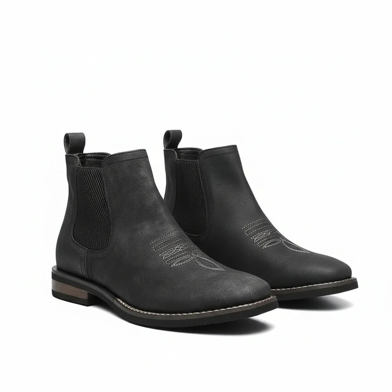 Bram | Men's Suede Chelsea Boot Tan With Elastic Gusset